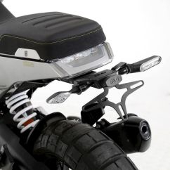 Support de plaque R&G RACING - argent Triumph Speed Triple 1200 RS