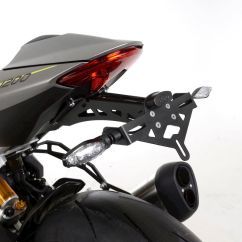 Support de plaque R&G RACING - noir Yamaha MT-07