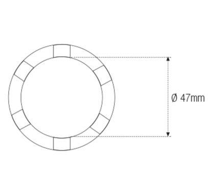 Douille à créneaux MOTION PRO Ø47mm