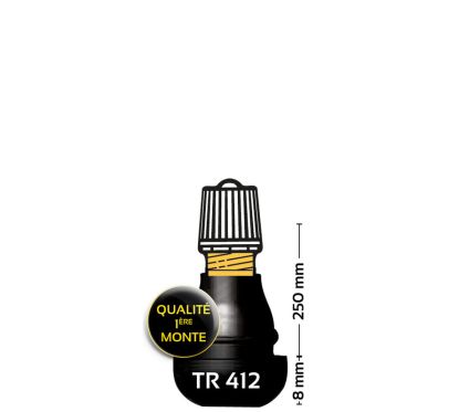 Valves droites caoutchoutées BIHR TR412 - 100 pièces