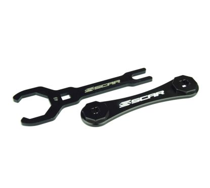 Clé de bouchon de fourche double SCAR Ø49mm/8 pans - fourches KYB