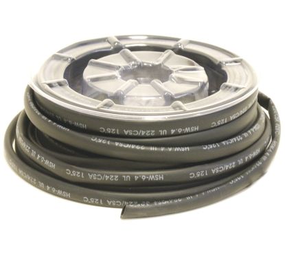 Bobine de gaine thermoretractable BIHR noir Ø12,7mm 8m