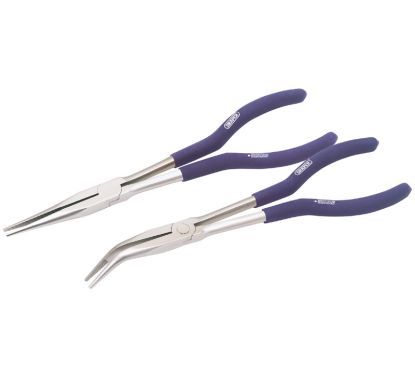 Jeu de 2 pinces DRAPER à becs extra-longs