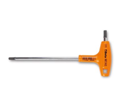 Jeu de 11 clés mâles 6 pans en T BETA avec support