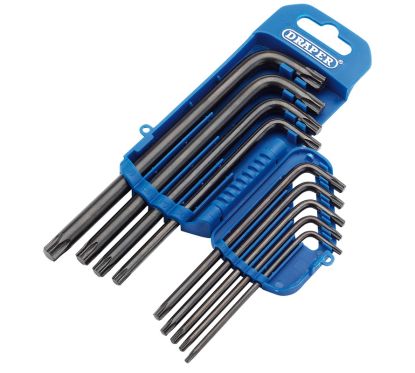 Jeu de 9 clés mâles DRAPER Torx® longues