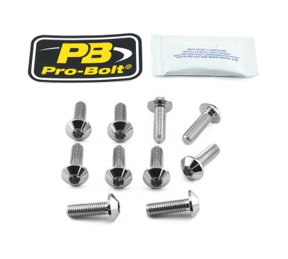 Kit de vis de fixation pour disque de frein inox