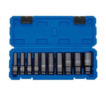 Coffret de 10 douilles à choc DRAPER 1/2