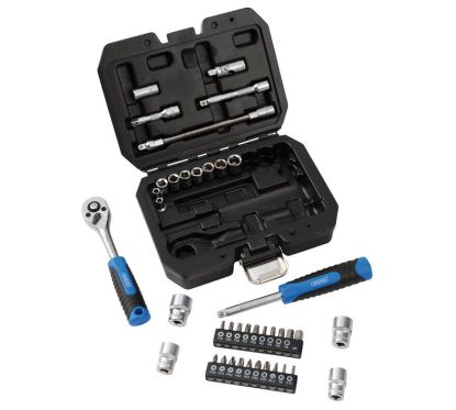 Jeu de douilles et d'embouts métriques DRAPER HI-TORQ® - 1/4" (40 pièces)