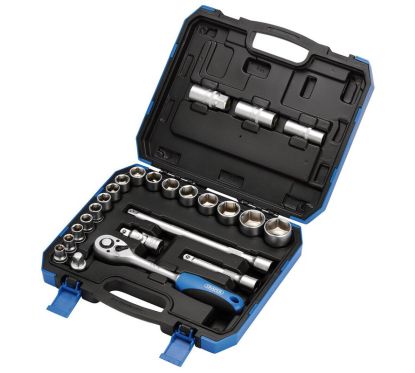 Jeu de douilles métriques DRAPER - 1/2" (24 pièces)