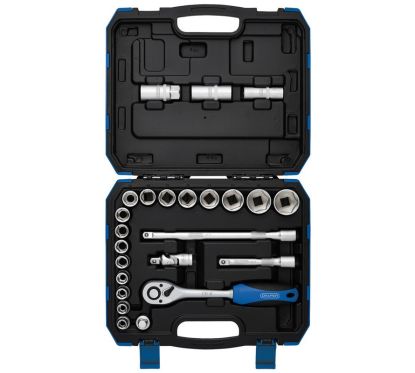 Jeu de douilles métriques DRAPER - 1/2" (24 pièces)