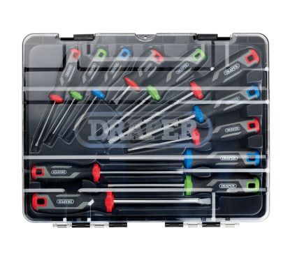Jeu de tournevis à poignée souple DRAPER - 12 pièces