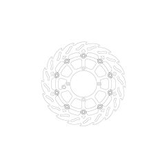 BRAKE DISC MINI FLAME FRONT