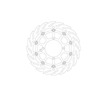 BRAKE DISC MINI FLAME FRONT