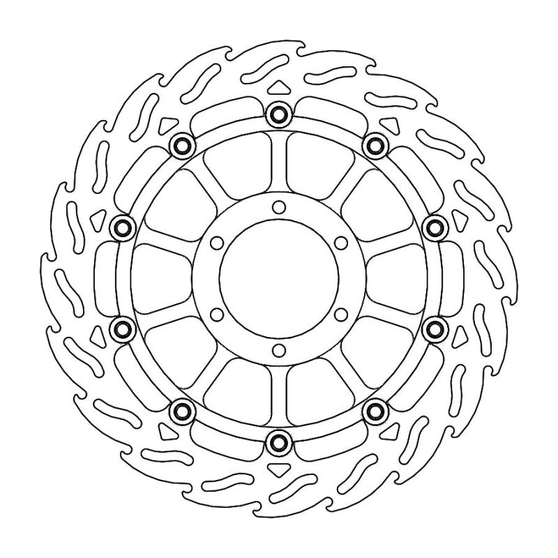 Disque de frein flottant alu FLAME