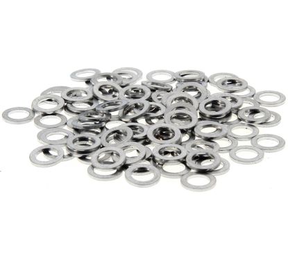 Rondelles alu BIHR 6x10x1mm 100 pièces