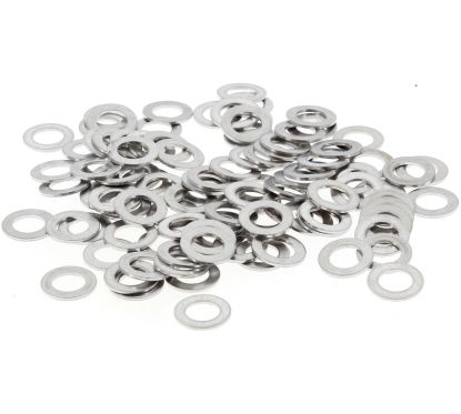 Rondelles alu BIHR 8x14x1mm 100 pièces