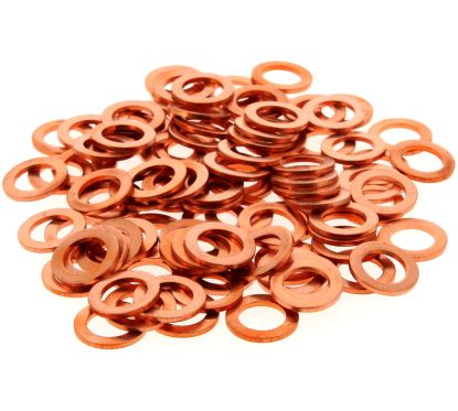 Rondelles cuivre BIHR 10x16x1,5mm 100 pièces