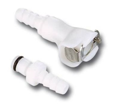 Raccord rapide MOTION PRO Ø8mm simple blocage blanc