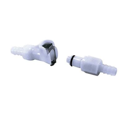 Raccord rapide MOTION PRO Ø8mm double blocage blanc