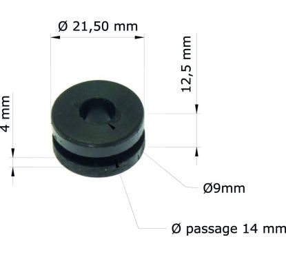 Silent bloc Tourmax Honda XR250/650 par 10