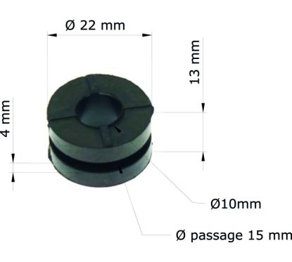 Silent bloc Tourmax Honda CR80R