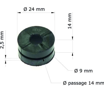 Silent bloc Tourmax Honda CR-F450R/X