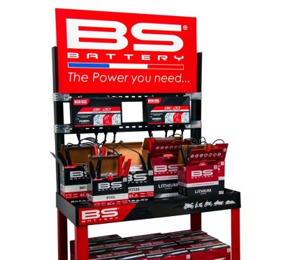 Station de charge BS Battery - présentoir + support - chargeur non inclus