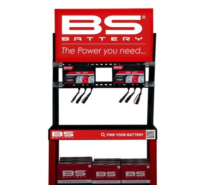 Kit présentoir BS BATTERY + un chargeur BK20