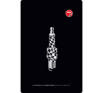 Plaque vintage collector NGK 