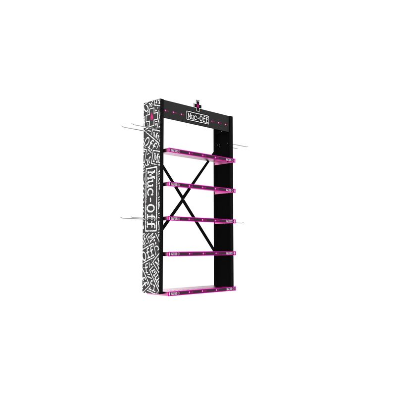 Présentoir premium MUC-OFF éclairé – double