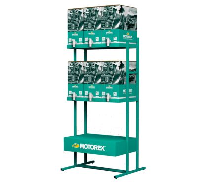 Présentoir MOTOREX Bag-In-Box