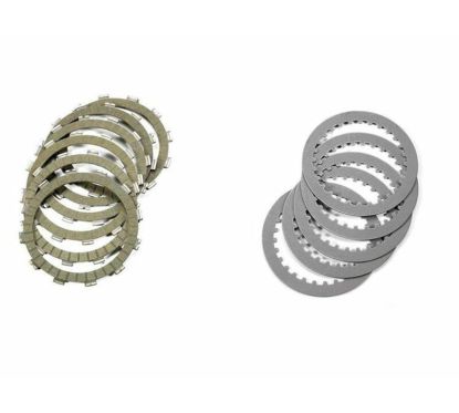 Kit disques garnis + lisses d'embrayage NEWFREN Standard