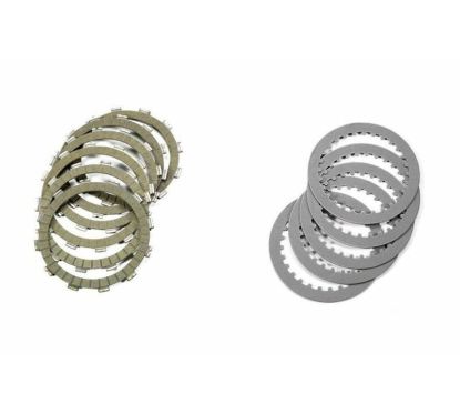 Kit disques garnis + lisses d'embrayage NEWFREN Standard