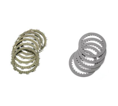 Kit disques garnis + lisses d'embrayage NEWFREN Standard