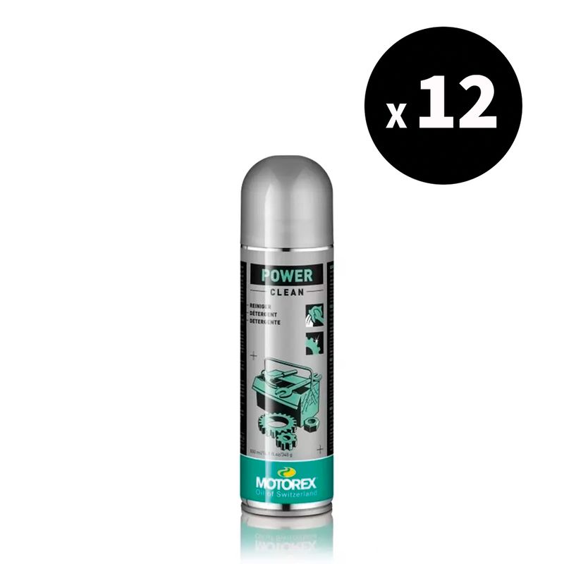 Nettoyant MOTOREX Power Clean - spray 500ml (x12)