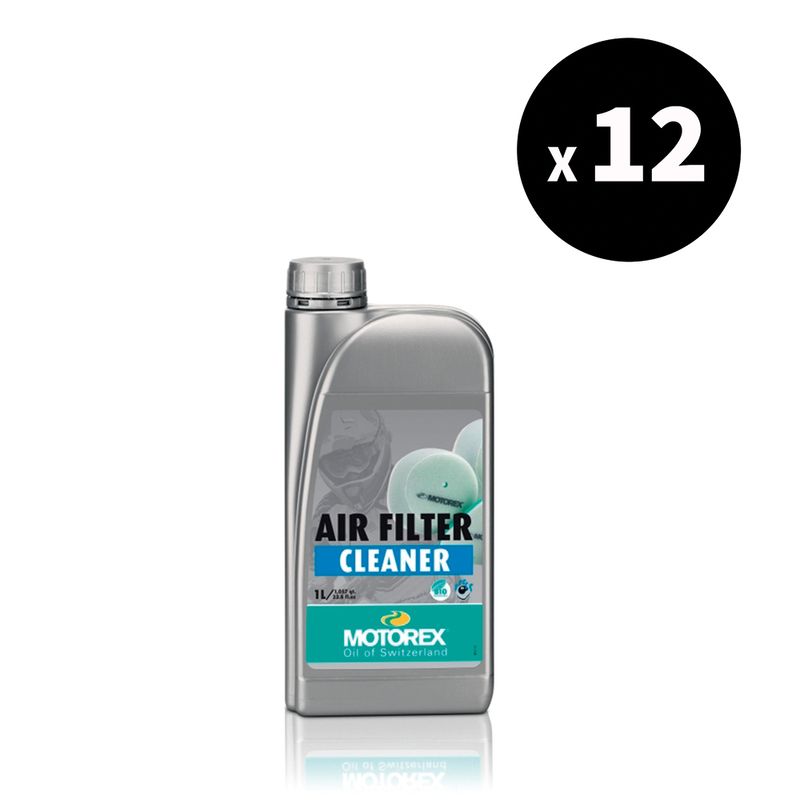 Nettoyant filtre à air MOTOREX Air Filter Cleaner Biodegradable - 1L (x12)