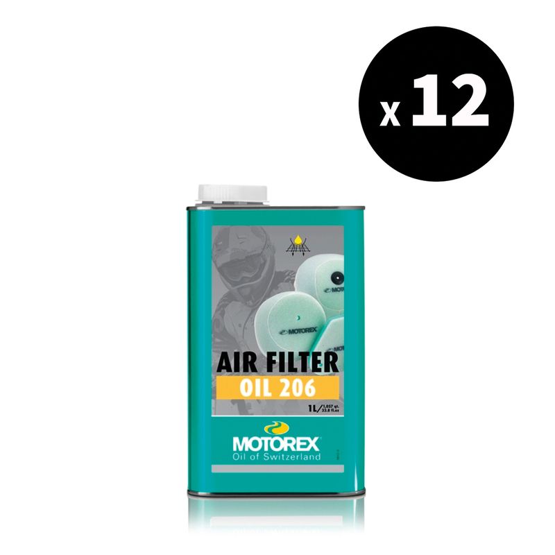 Huile filtre à air MOTOREX Air Filter 206 - 1L (x12)