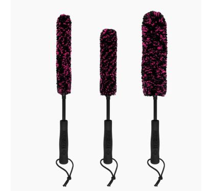 Jeu de 3 brosses microfibre MUC-OFF 