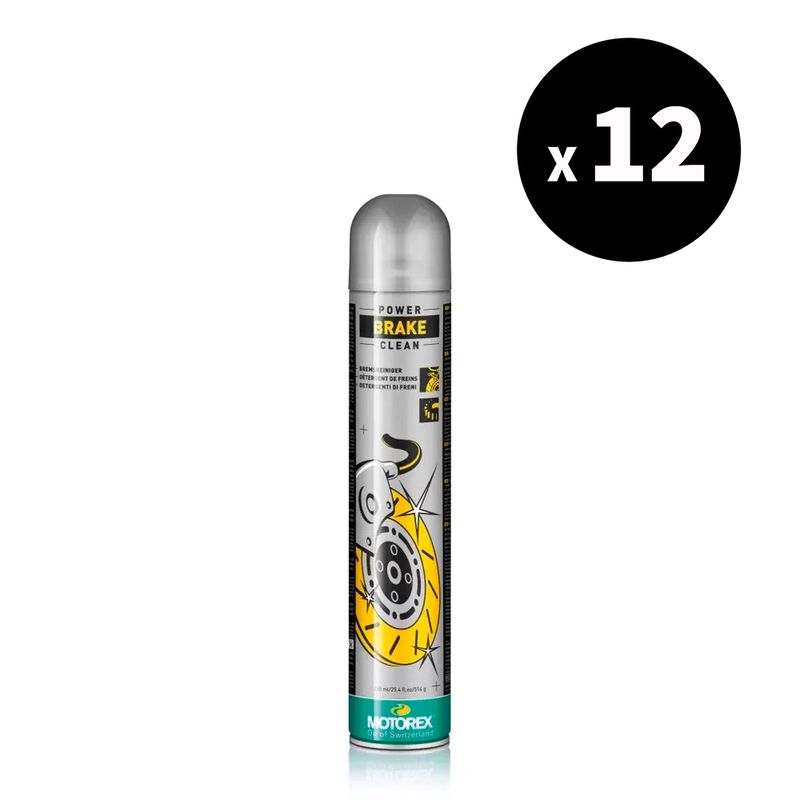 Nettoyant MOTOREX Power Brake Clean - spray 750ml (x12)
