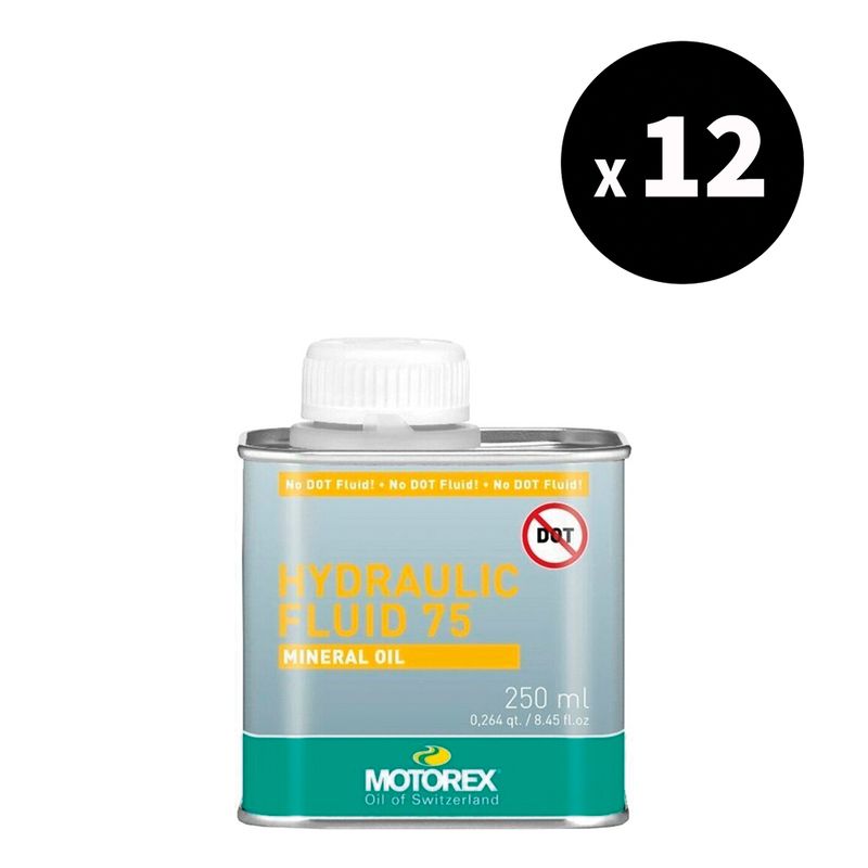 Huile minérale MOTOREX Hydraulic Fluid 75 - 250ml (x12)