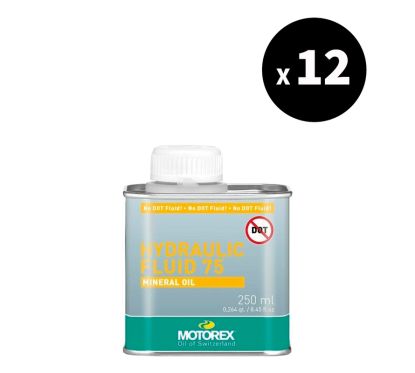 Huile minérale MOTOREX Hydraulic Fluid 75 - 250ml (x12)