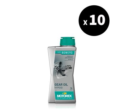 Huile de boîte de vitesses MOTOREX Hypoid Gear Oil - 80W90 - 1L (x10)