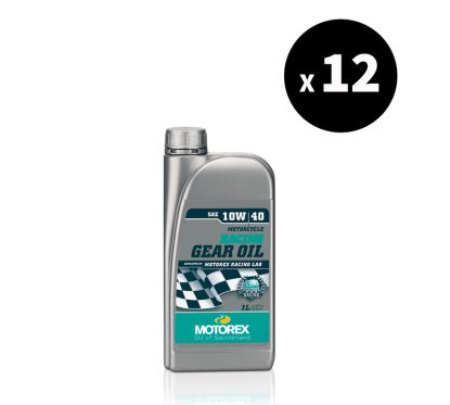 Huile de boîte de vitesses MOTOREX Racing Gear Oil - 10W40 - 1L (x12)