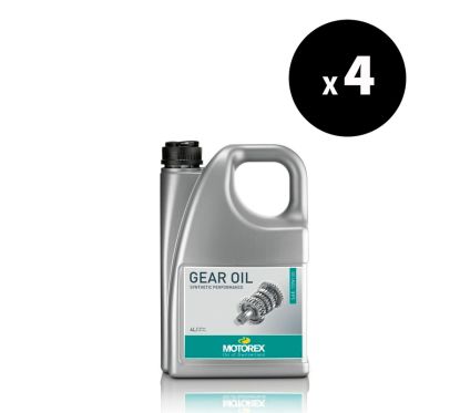 Huile de boîte de vitesses MOTOREX 2T Gear Oil - 10W30 - 4L (x4)