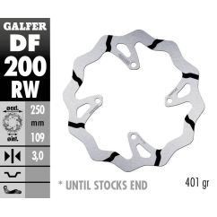 Disque de frein Fixed Wave rainuré oversize