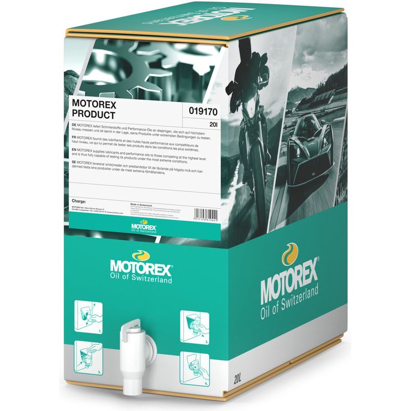 Huile moteur MOTOREX Power Synt 4T - 10W60 JASO MA2 - 20L