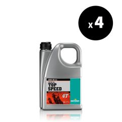 Huile moteur MOTOREX Top Speed 4T - 10W30 JASO MA2 - 4L (x4)