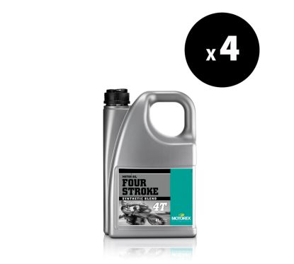 Huile moteur MOTOREX Four Stroke - 5W40 JASO MA2 - 4L (x4)