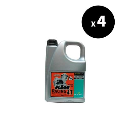 Huile moteur MOTOREX KTM Racing 4T - 20W60- 4L (x4)