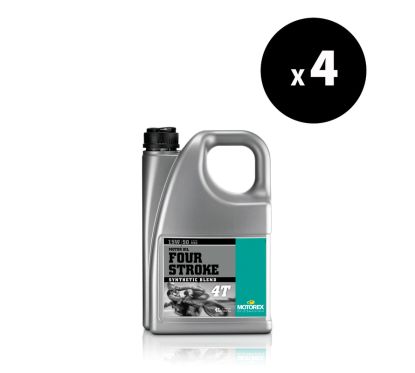 Huile moteur MOTOREX Four Stroke - 15W50 JASO MA2 - 4L (x4)